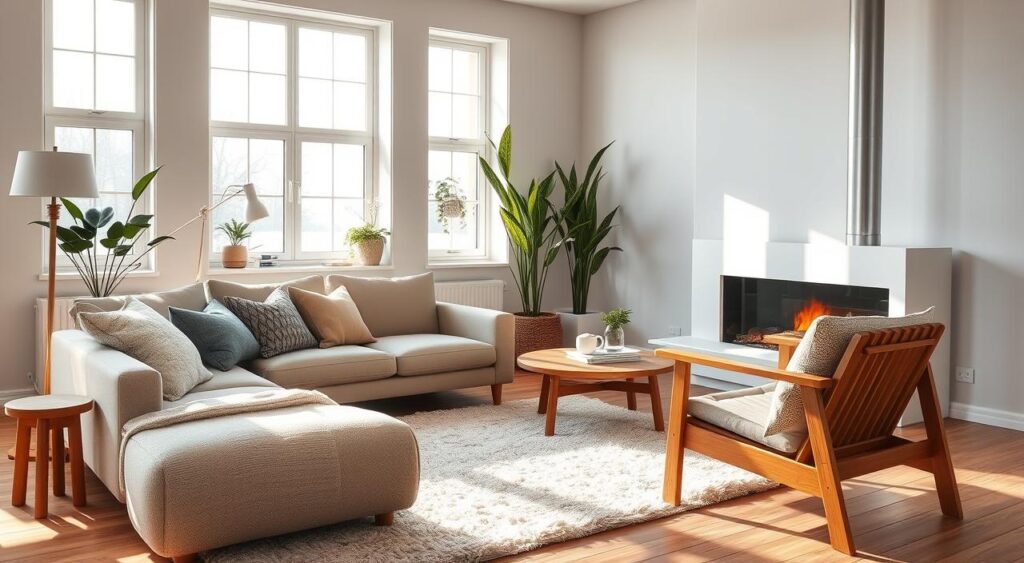 decoracao escandinava almofadas