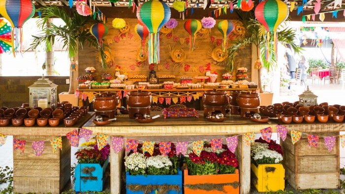 ideias criativas decoração festa junina simples