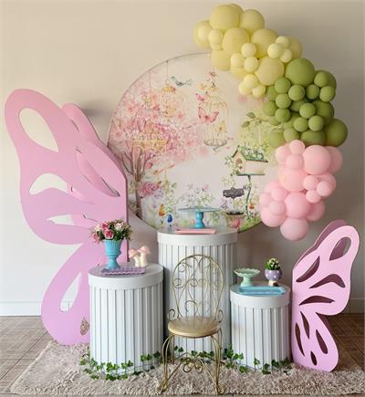 decoração jardim das borboletas luxo