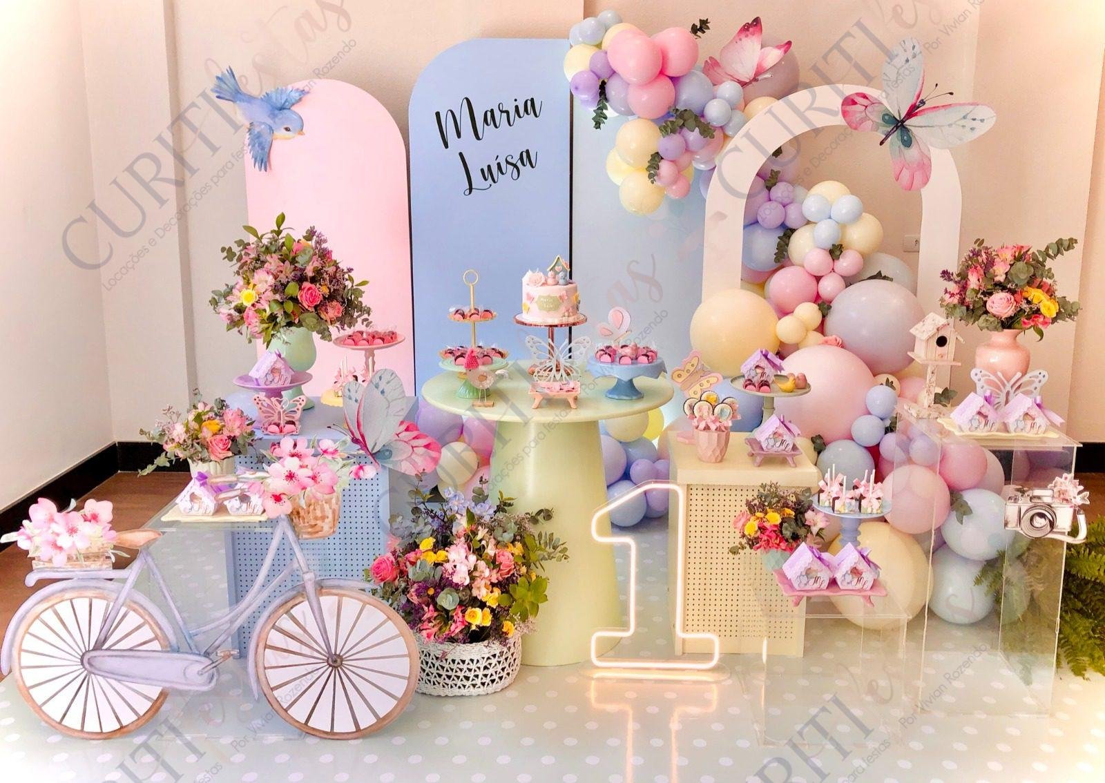 decoração jardim encantado versus floresta encantada