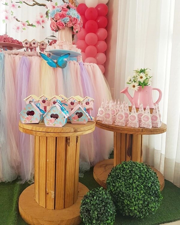 custo decoração jardim encantado simples