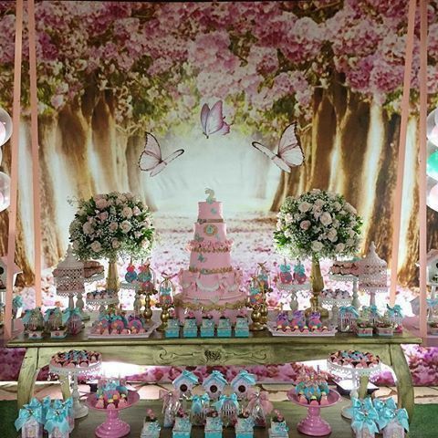 ideias criativas decoração jardim encantado