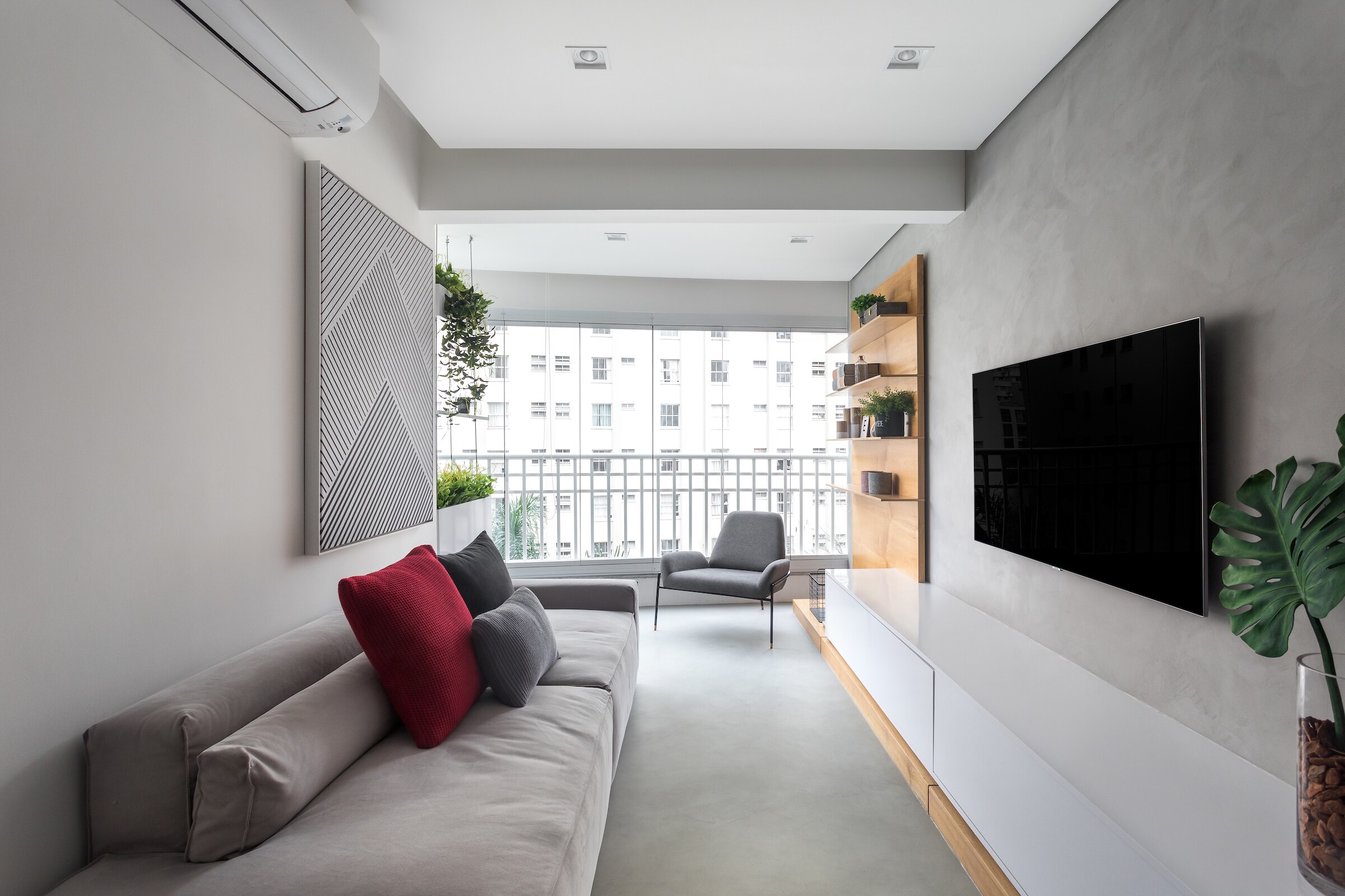 decoração minimalista apartamento pequeno