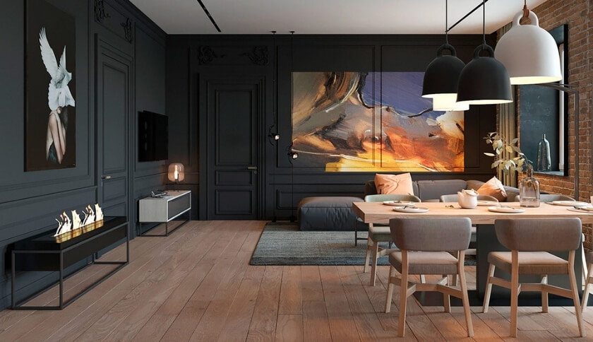 decoracao minimalista para apartamentos pequenos