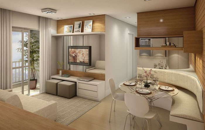 como decorar apartamento pequeno estilo minimalista