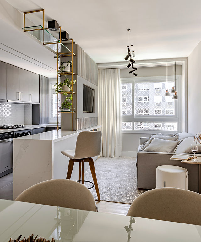 móveis para apartamento pequeno minimalista