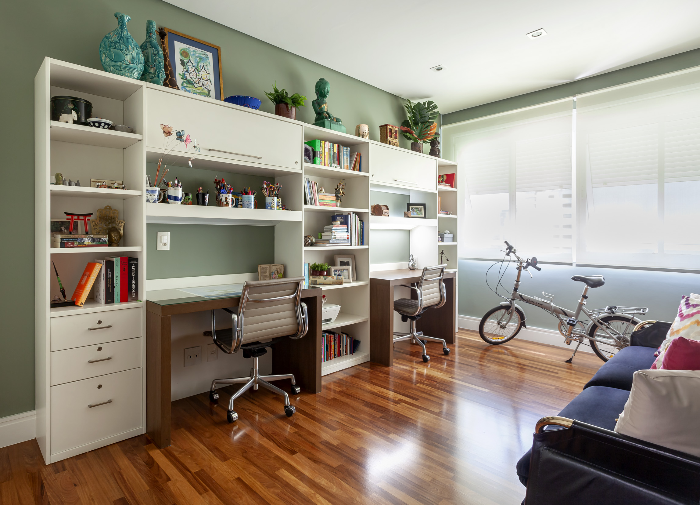 organização de espaço de trabalho para casais