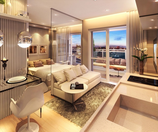 ampliar ambiente kitnet