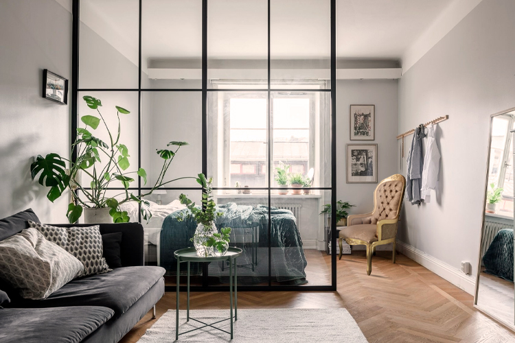 organização kitnet moderna