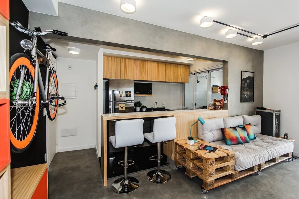 decoracao para kitnet