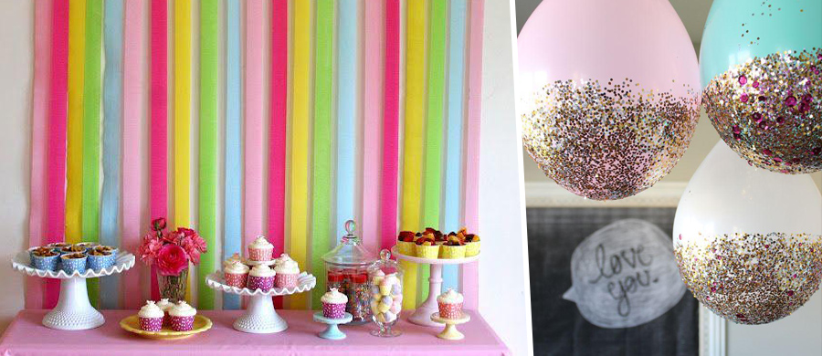 decoração simples para aniversário