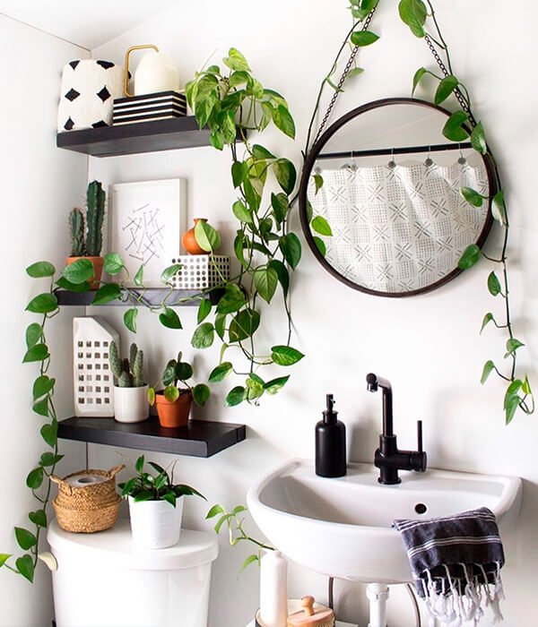 decorar banheiro grande simples sem gastar muito
