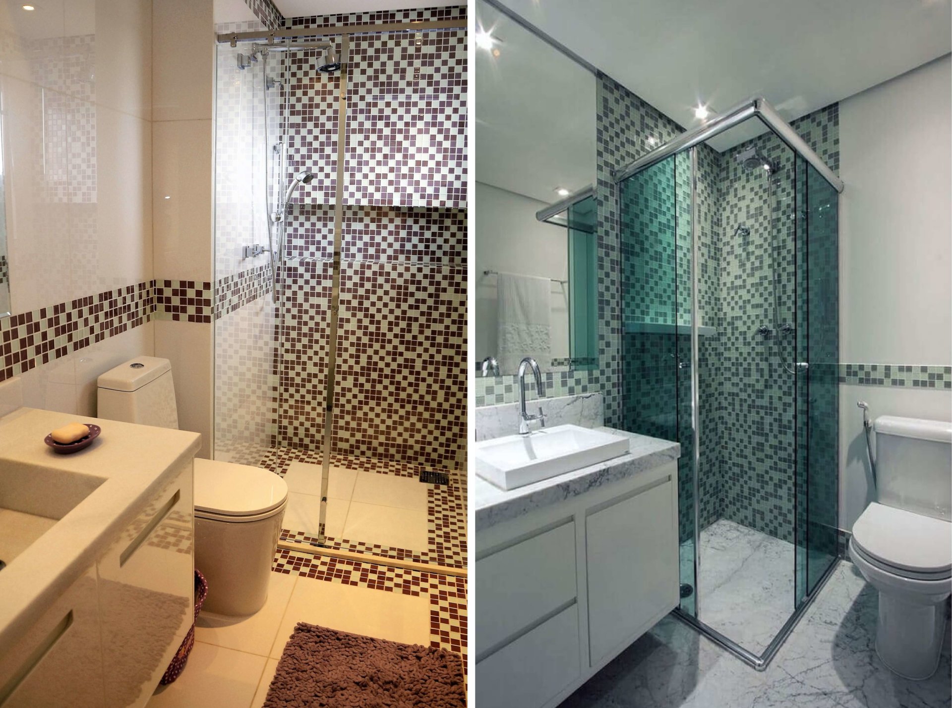 Organização Inteligente: Cestos e Nichos para Banheiros Amplos