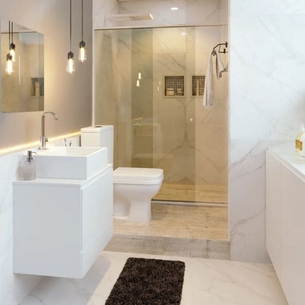 decorar banheiro grande simples sem gastar muito 2