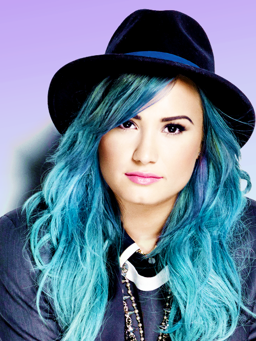 tutorial cabelo azul turquesa demi lovato 2013