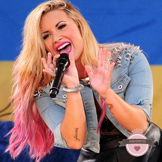 demi lovato cabelo colorido tumblr