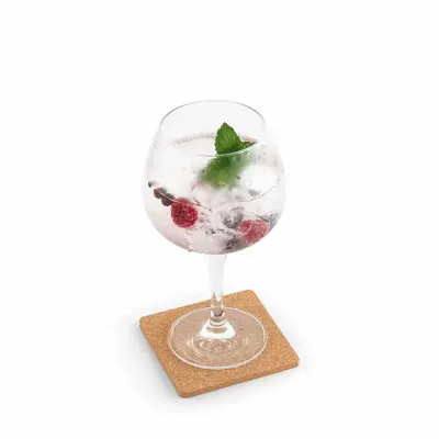 descanso de copo de cortiça