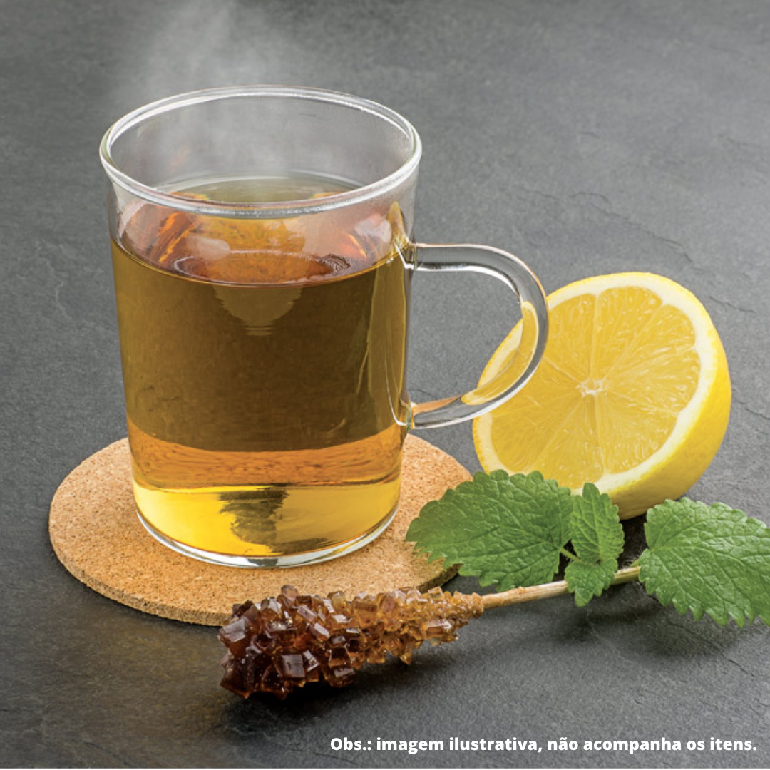 descanso de copo de cortiça