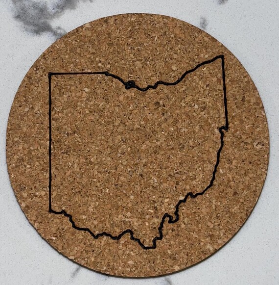 descanso de copo de cortiça