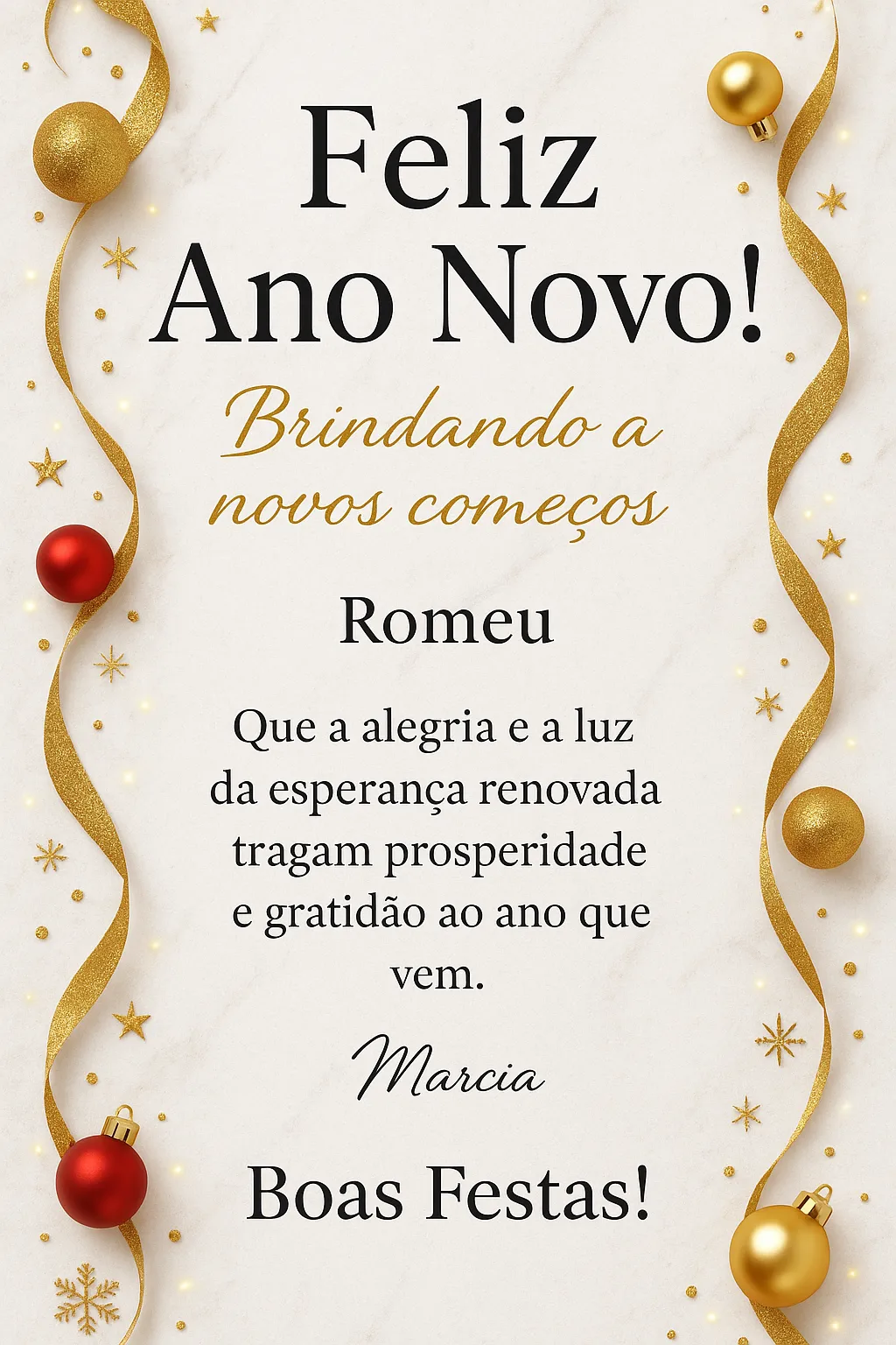 melhores desejos ano novo para compartilhar