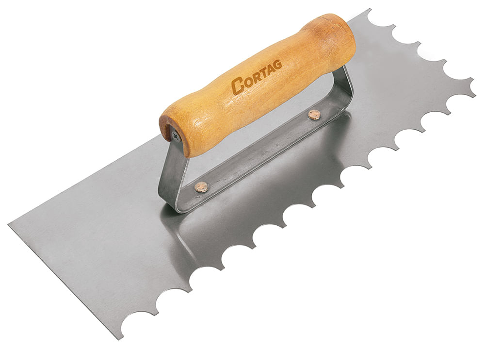 desempenadeira dentada aço inox 12x12