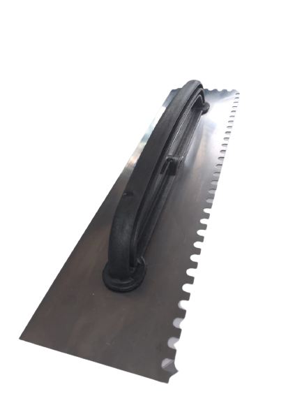 desempenadeira dentada aço inox 12x12
