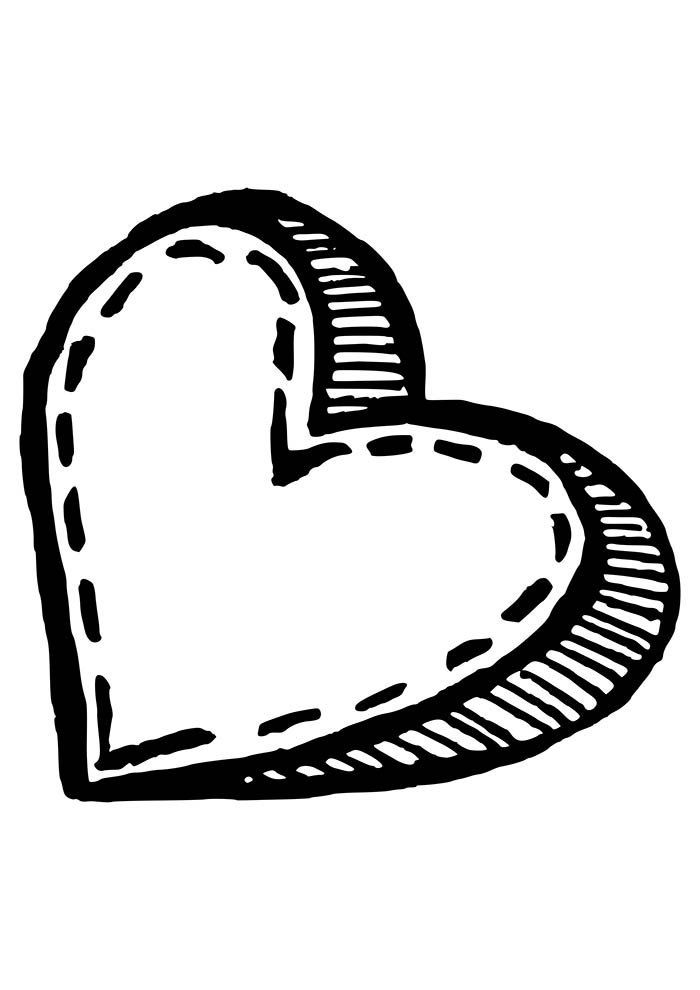 desenho de coracao