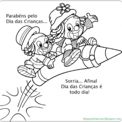 desenhos do dia das criancas para colorir