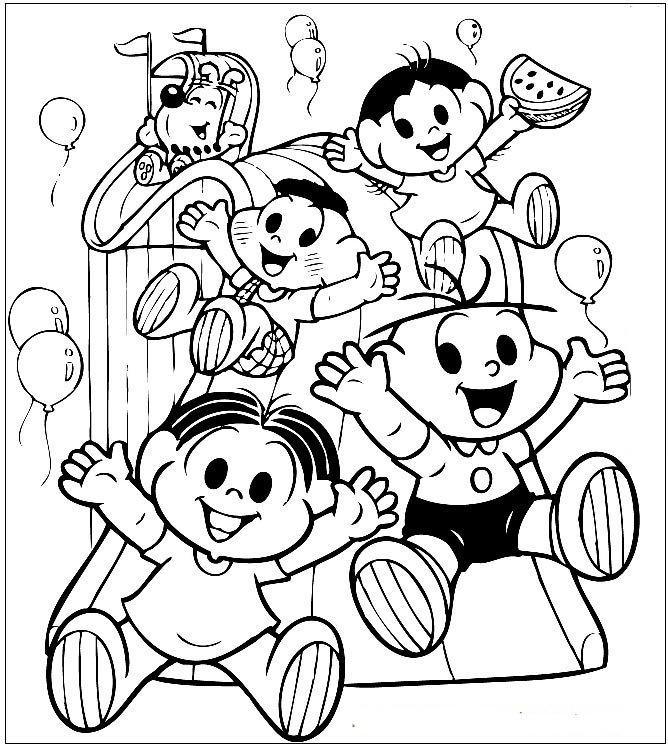 Como Fazer um Painel de Dia das Crianças para Colorir