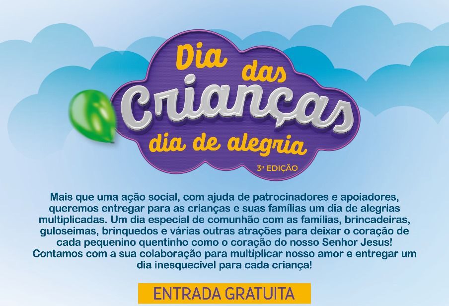 Decoração temática para o Dia das Crianças na igreja
