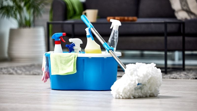 organização e limpeza doméstica rápida