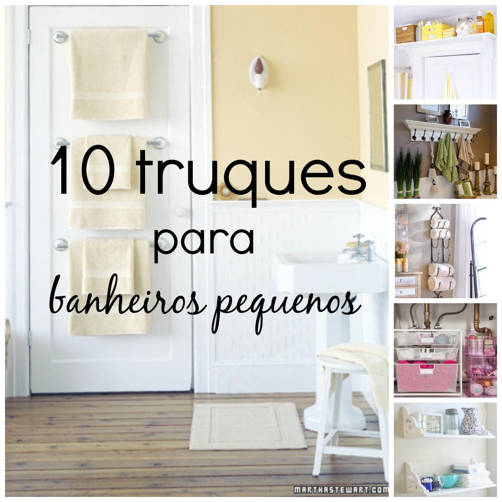 como organizar banheiro pequeno com pouco espaço