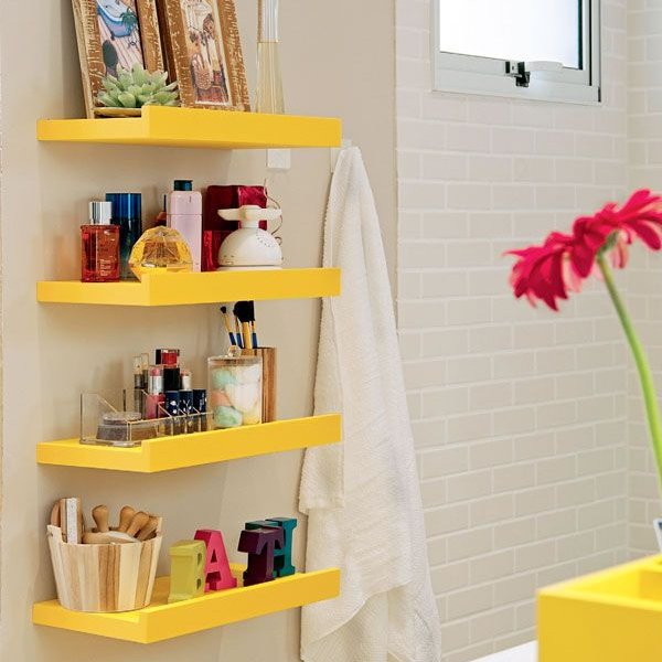 ideias de organização para armário de banheiro