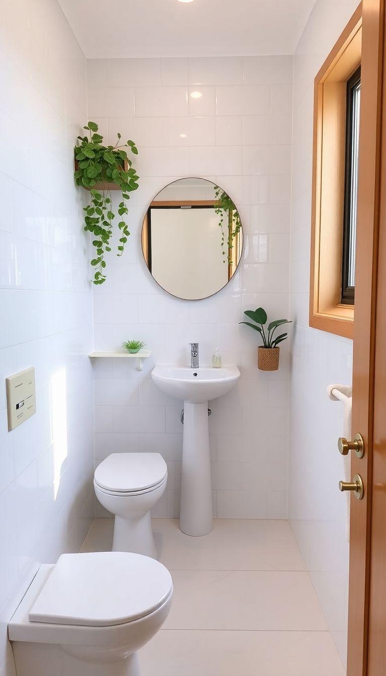 5 soluções inteligentes para box em L em banheiros pequenos