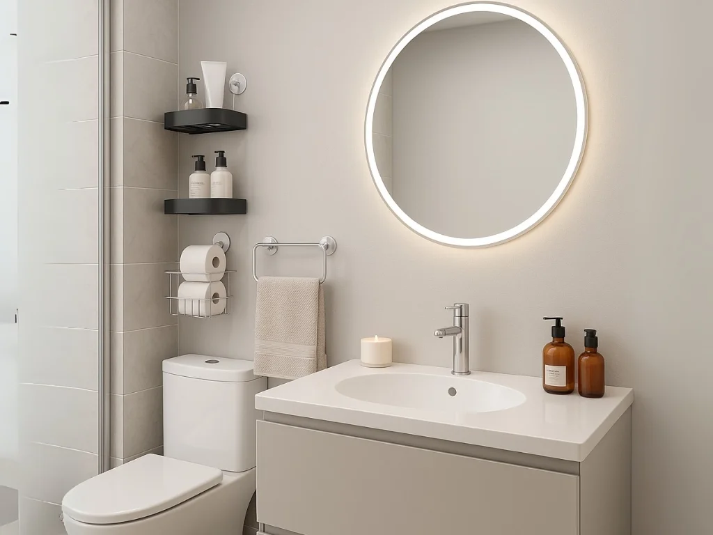 dicas para decorar banheiro em l pequeno