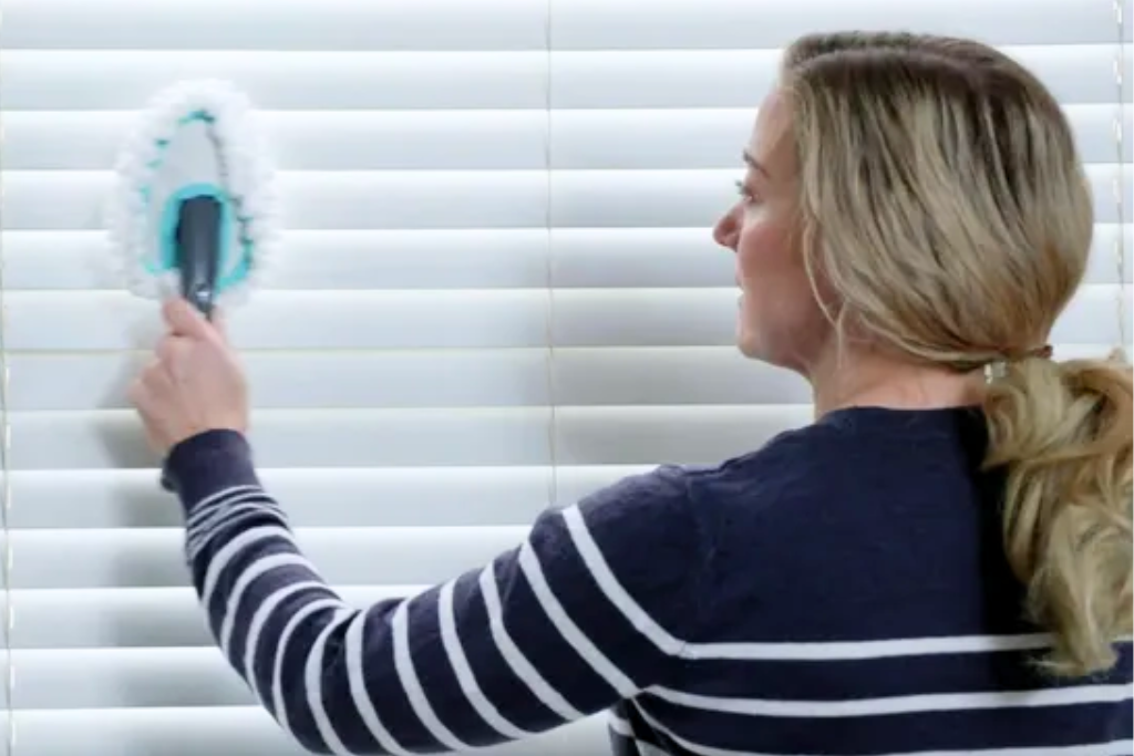 receita caseira para limpar persianas de tecido