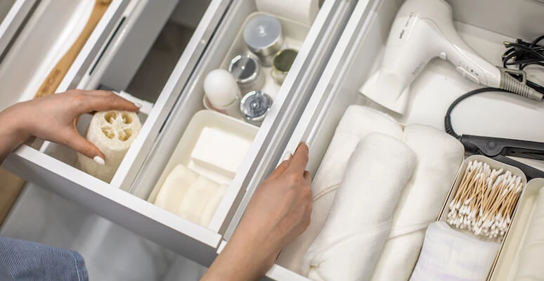 dicas de organização para armário de banheiro