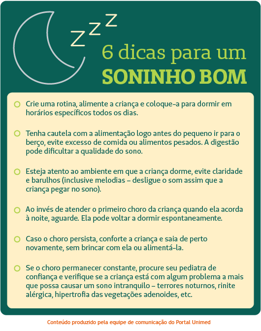 dicas para um bom sono