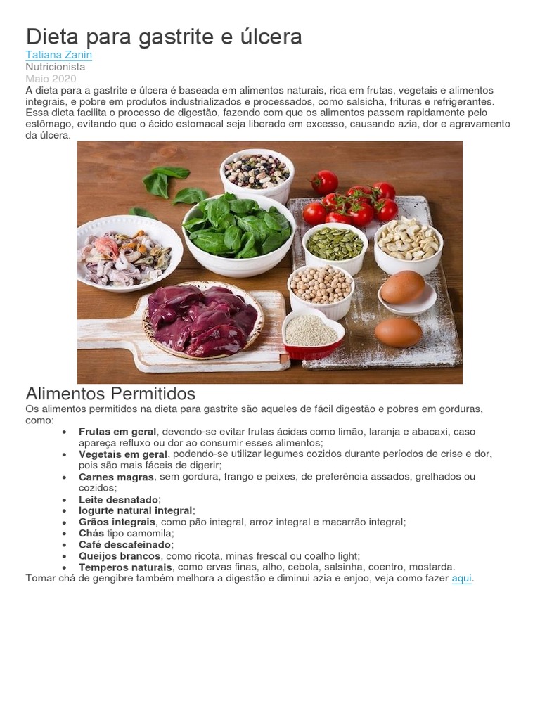 Gastrite Nervosa: Como a Alimentação Pode Ajudar a Controlar os Sintomas