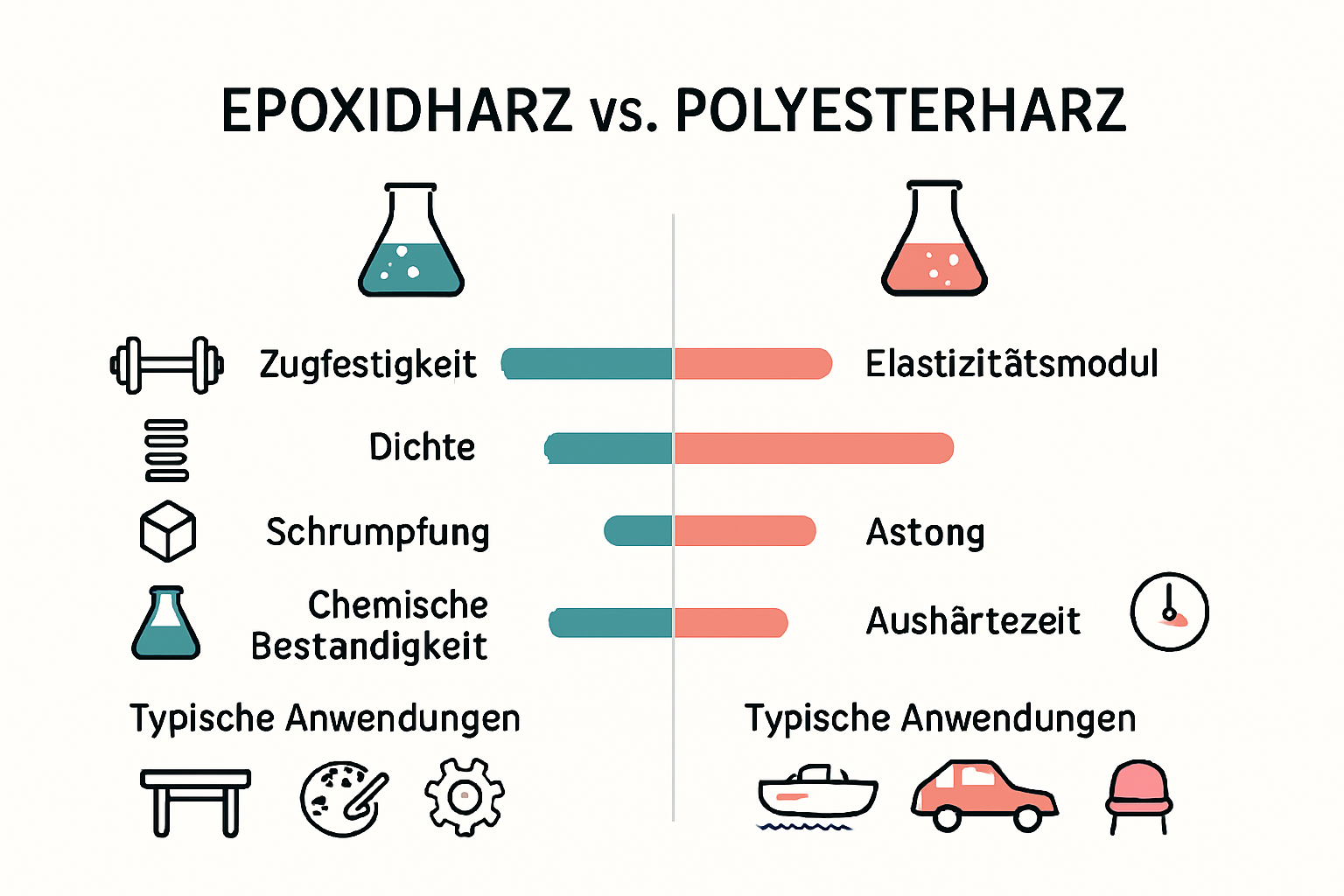 diferença resina epóxi e poliéster para artesanato