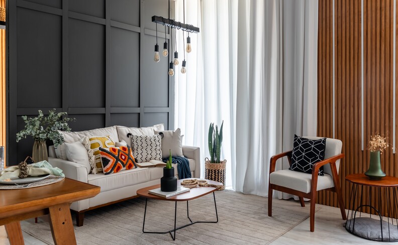 como arrumar móveis na sala de estar