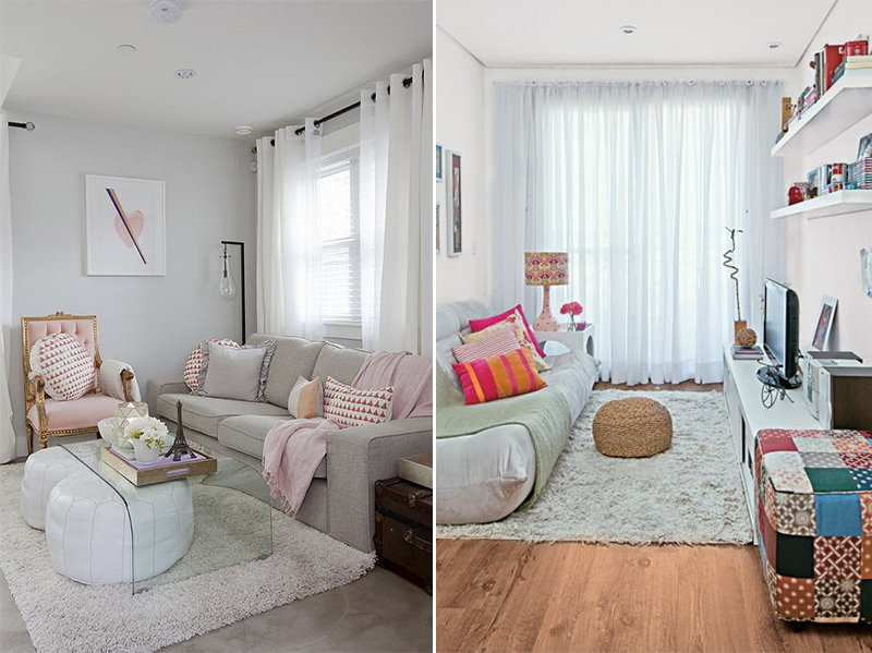 otimização de espaço sala pequena