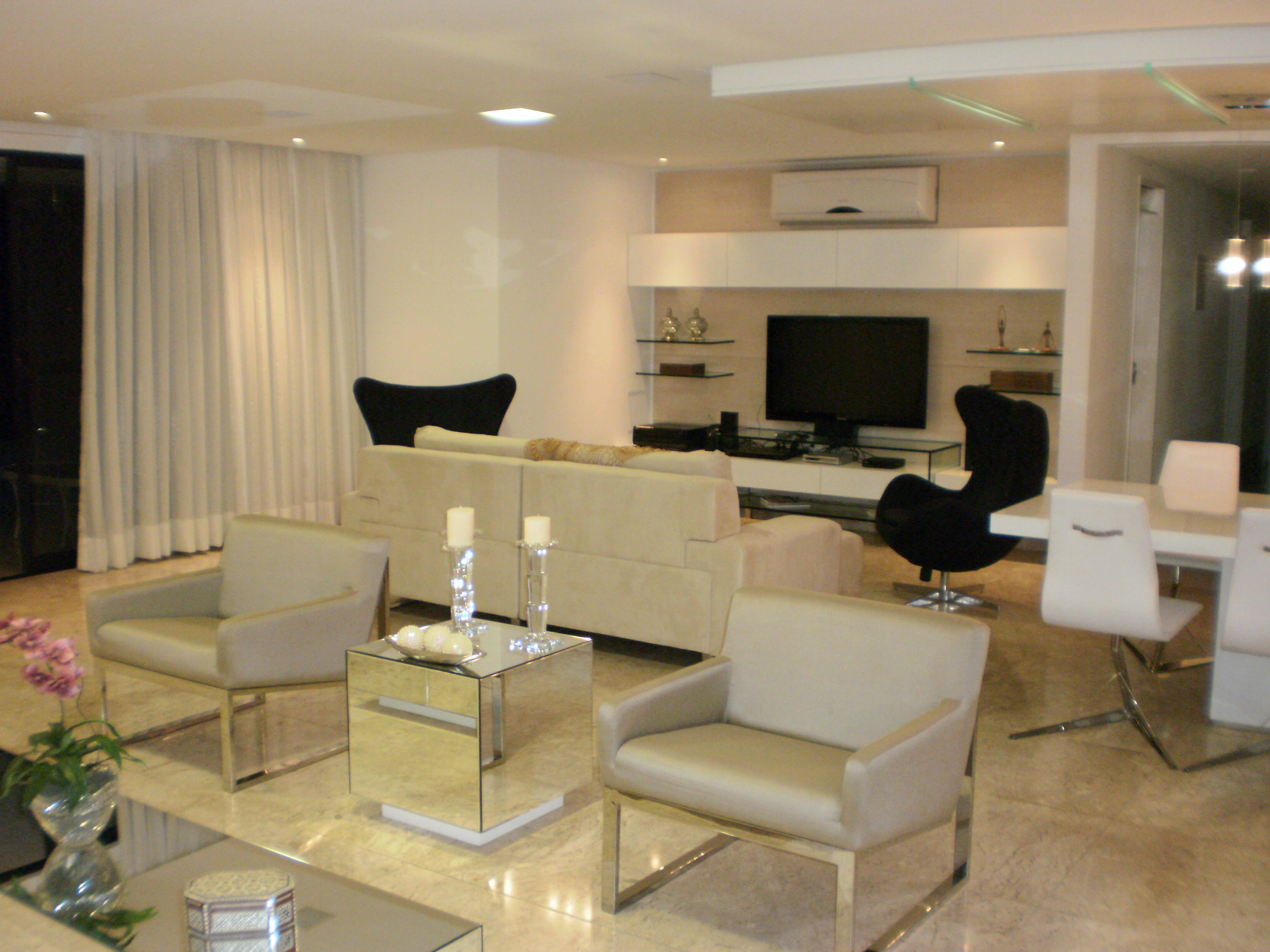 distribuicao de moveis na sala