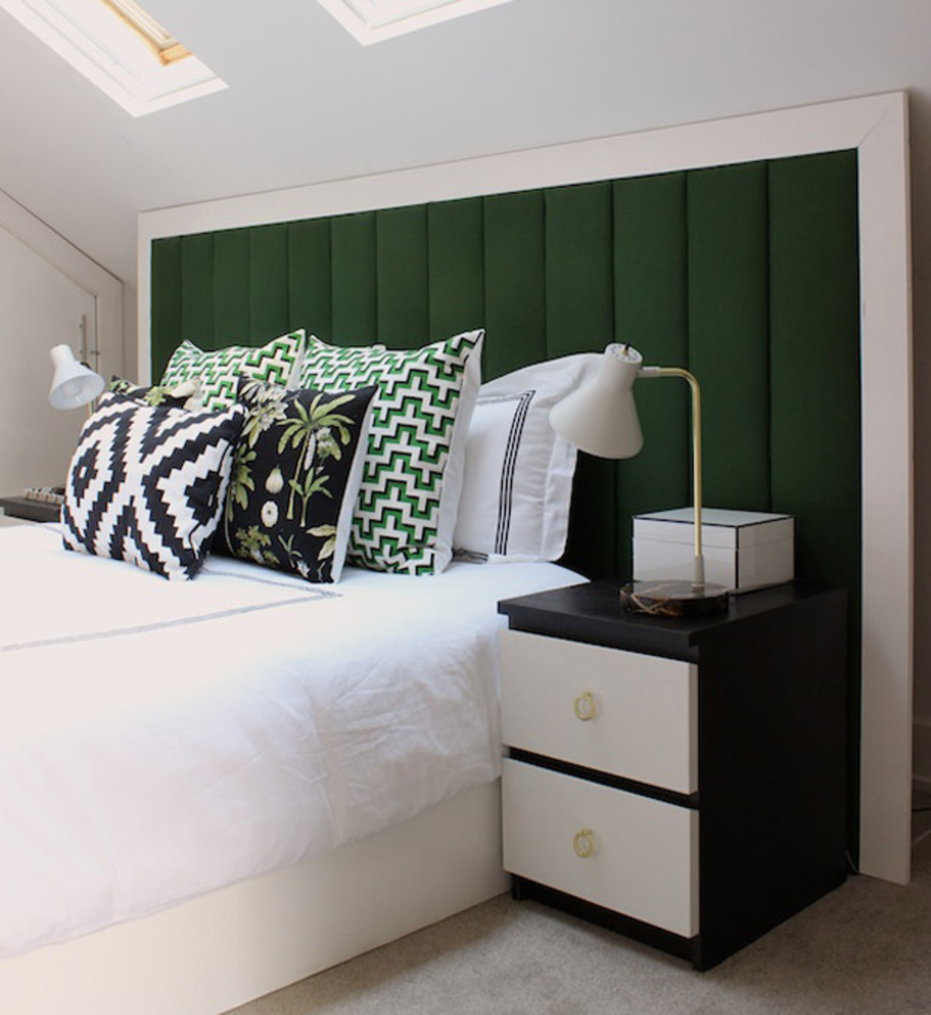 cabeceira de cama DIY barata e fácil