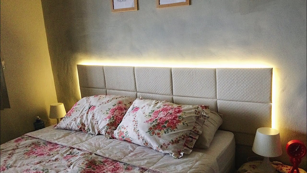 DIY headboard upholstery tutorial