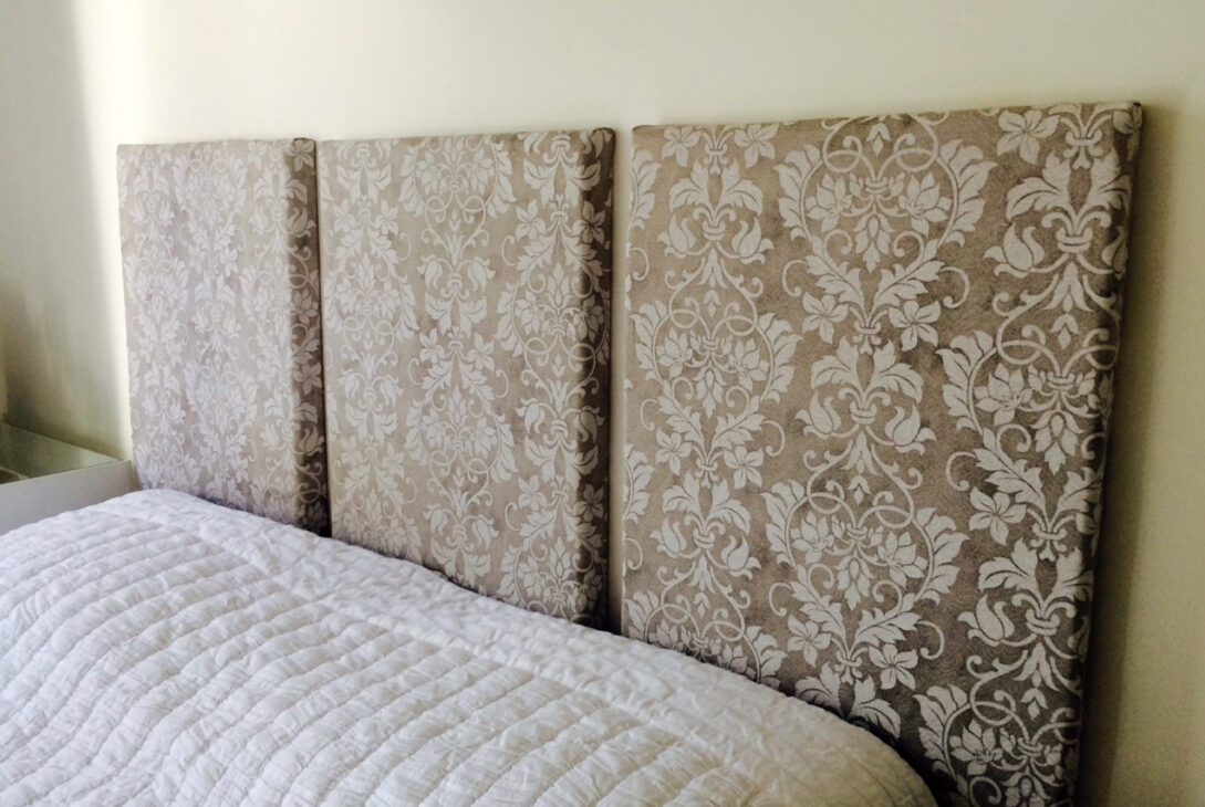 cabeceira de cama DIY barata e fácil