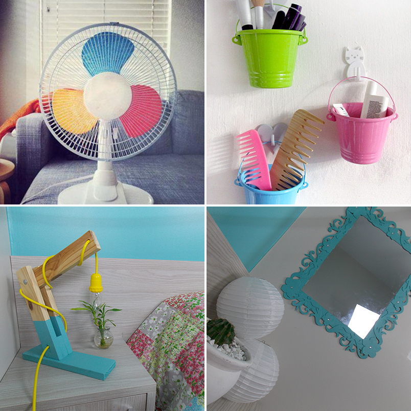 transformar quarto com objetos reaproveitados