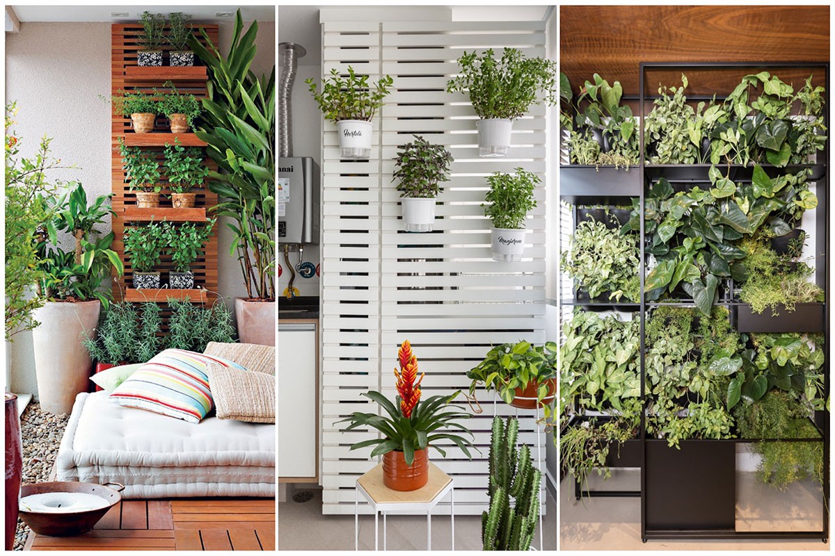 diy horta vertical apartamento