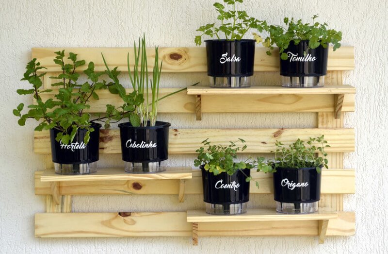 horta vertical caseira