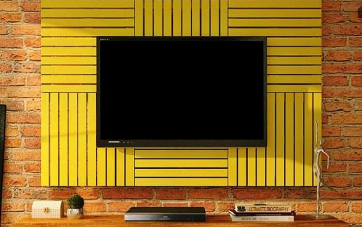 diy painel de tv simples e barato